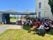 ZAHRADNÍ SLAVNOST SE ŠERPOVÁNÍM PŘEDŠKOLÁKŮ